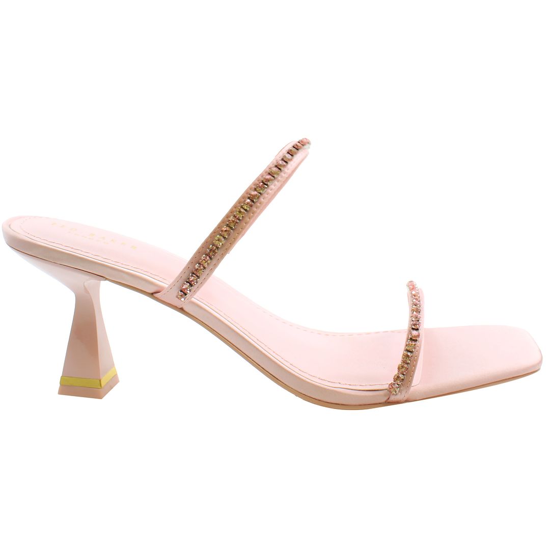 Ted Baker Rinita Diamante Womens Pink Heeled Sandals