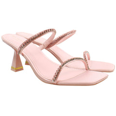 Ted Baker Rinita Diamante Womens Pink Heeled Sandals