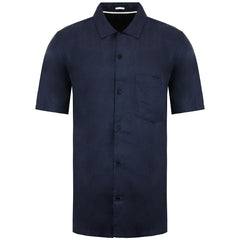 Ted Baker Wesland Linen Mens Navy Shirt