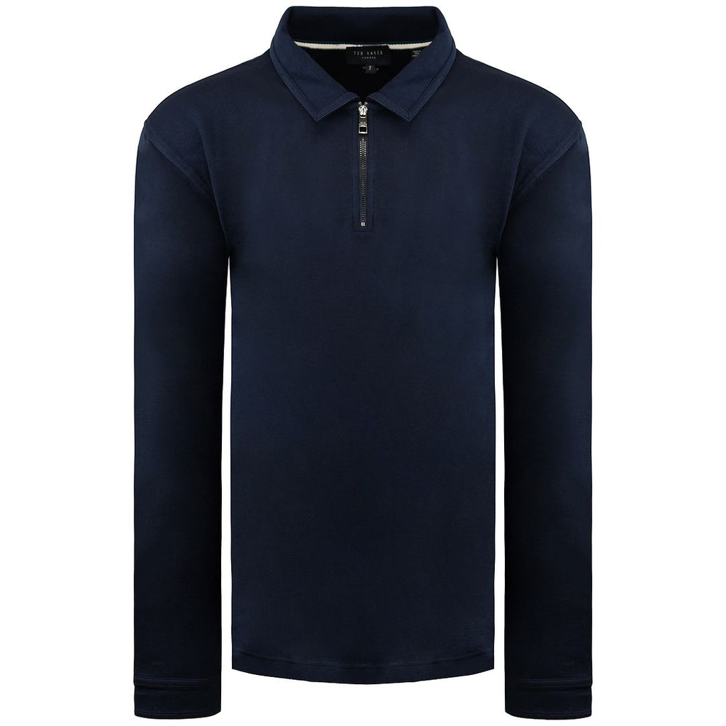 Ted Baker Karpol Mens Navy Modal Sweater