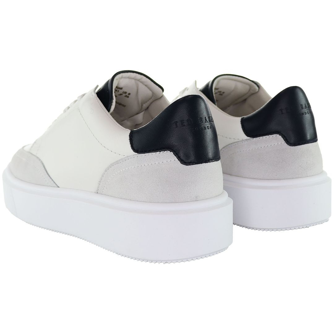 Ted Baker Luigis Mens White Trainers