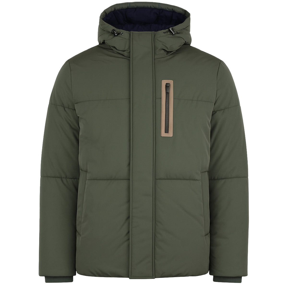Ted Baker Kinmont Mens Mid Green Puffer Jacket