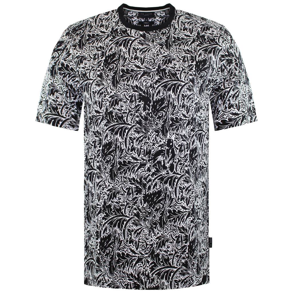 Ted Baker Tenant Mens Black AOP T-Shirt