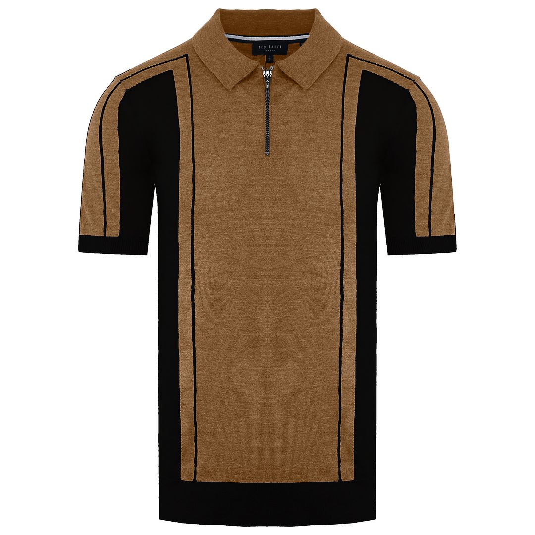 Ted Baker Jesty Mens Tan Polo Shirt