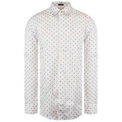 Ted Baker Area Mens White Geometric Print Shirt