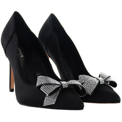 Ted Baker Orlilas Crystal Bow Womens Black Shoes