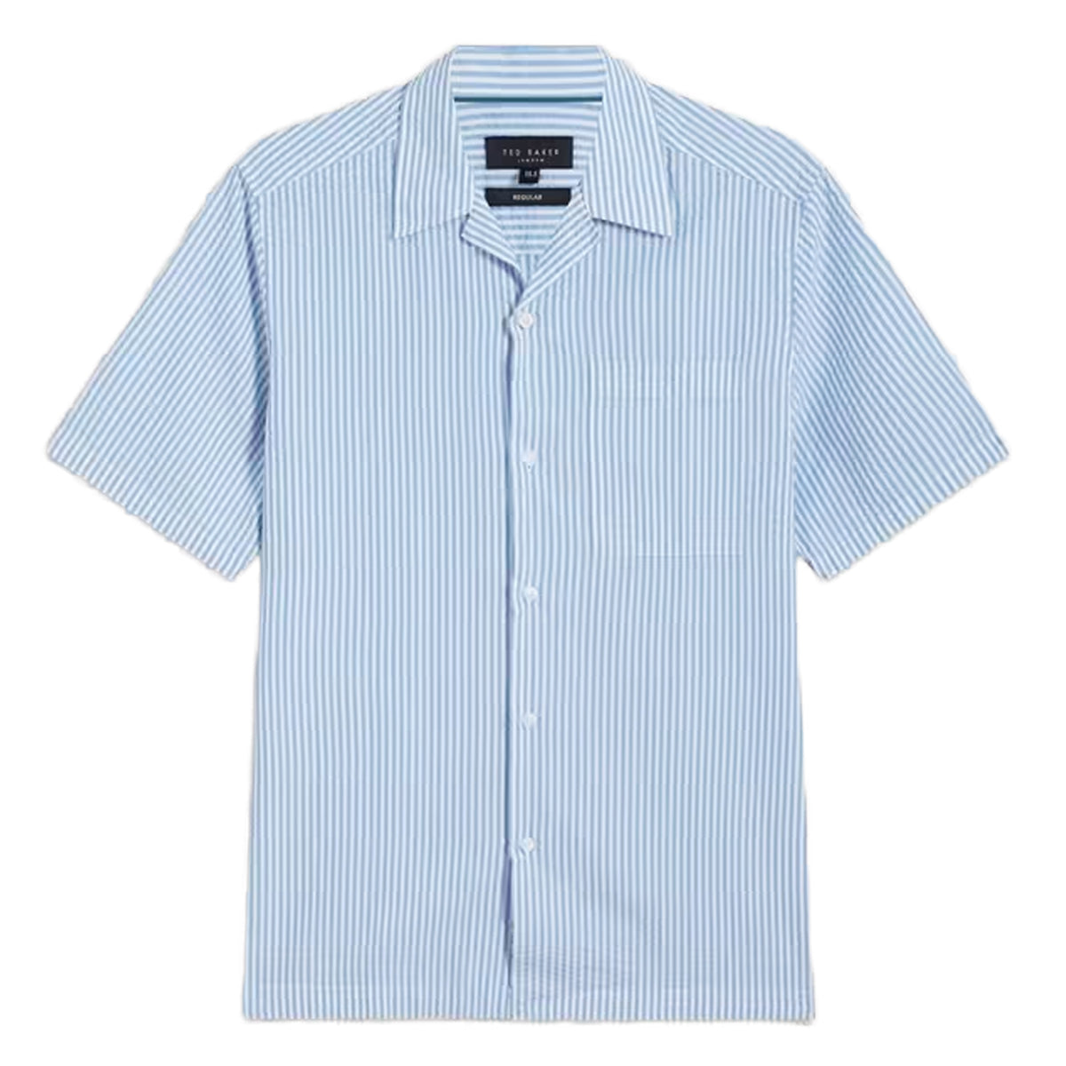 Ted Baker Arschot Stripe Mens Blue Shirt