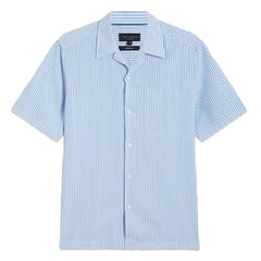Ted Baker Arschot Stripe Mens Blue Shirt