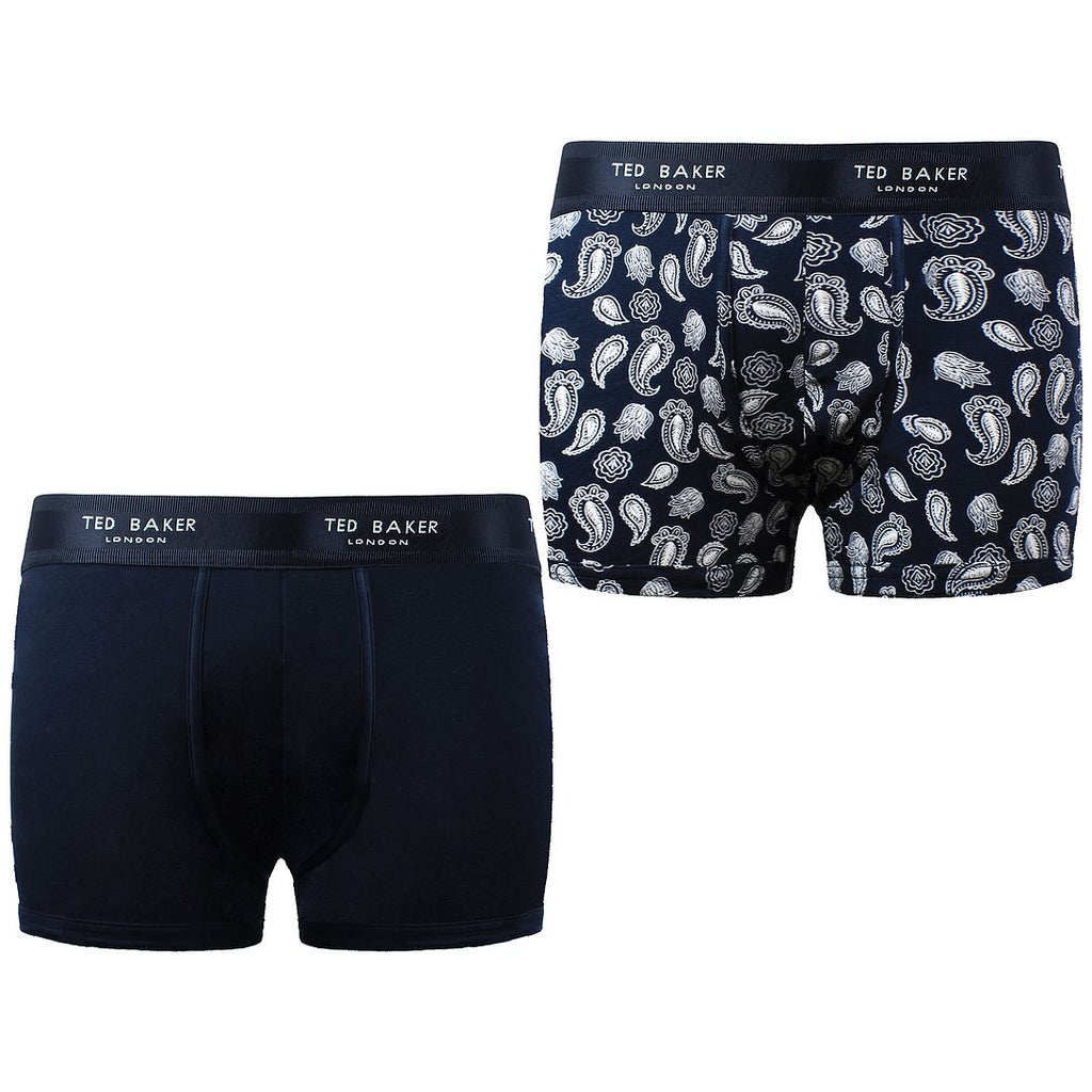 Ted Baker Claytt 2-Pack Mens Navy Trunks