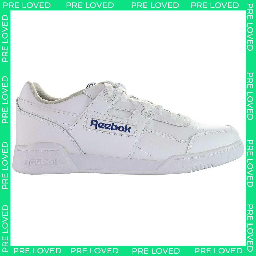 Reebok Workout Plus Mens White Trainers NO BOX