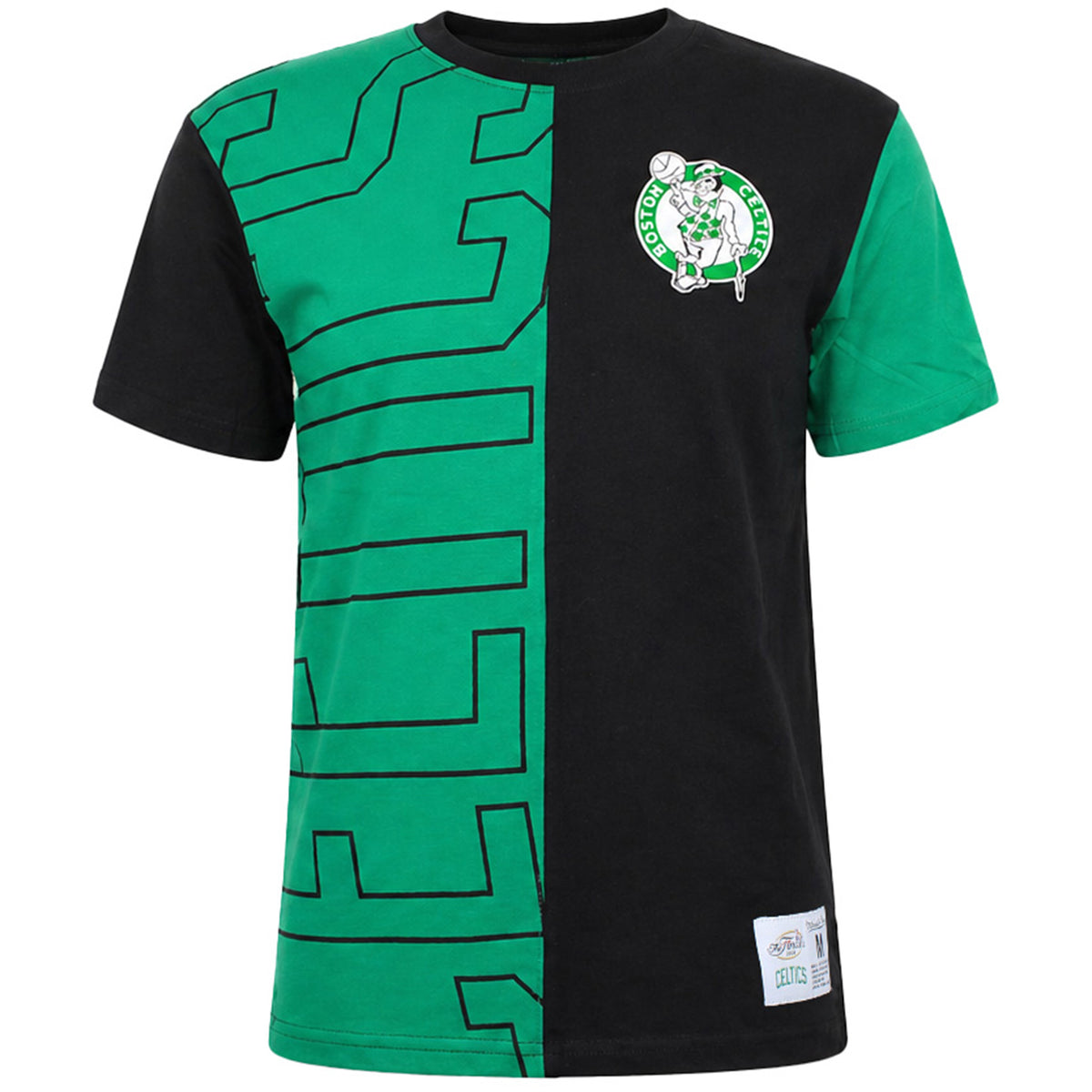 Mitchell & Ness NBA Boston Celtics Fashion Kids Black/Green T-Shirt