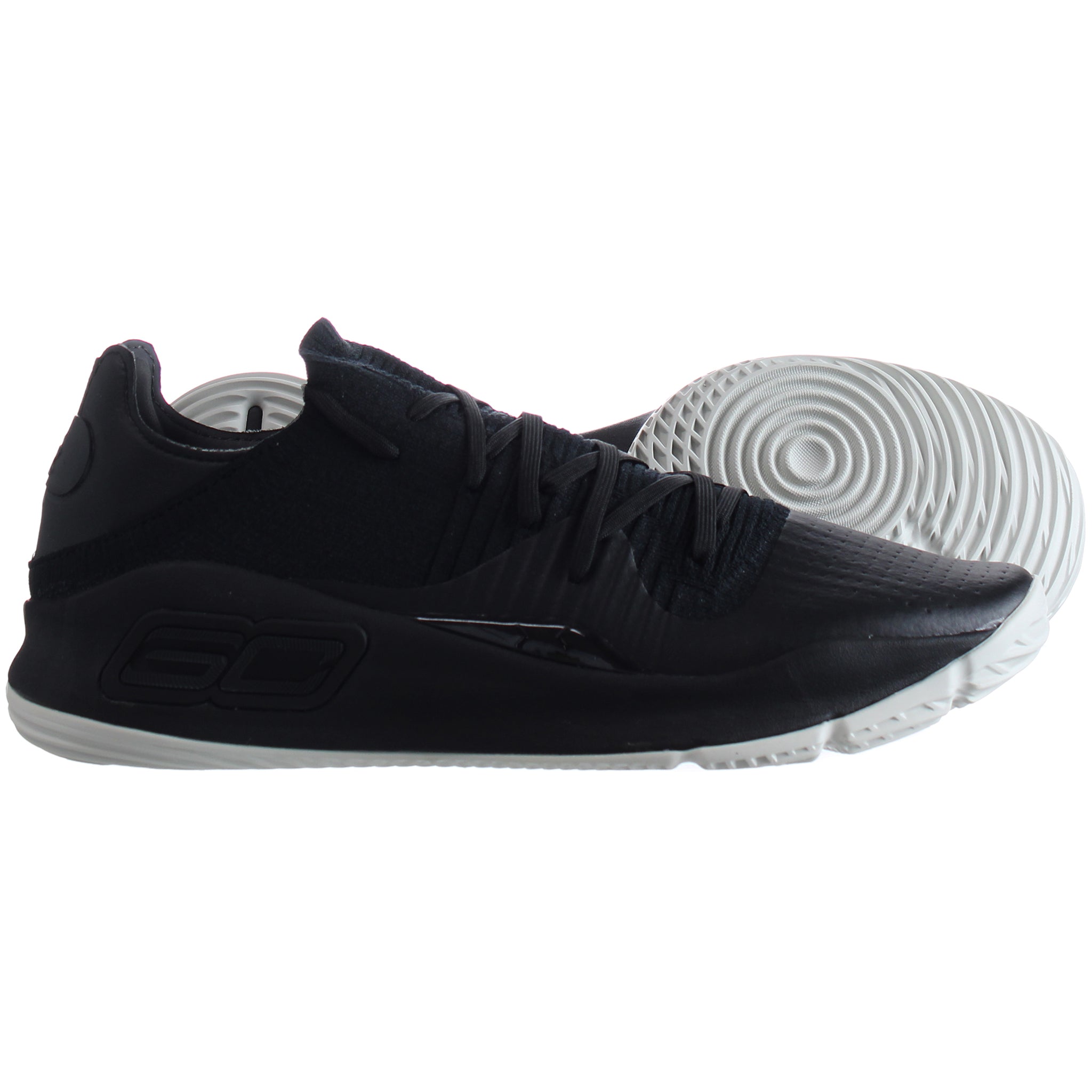 Under Armour Curry 4 Low Mens Black Trainers