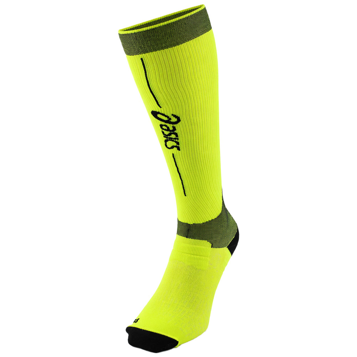 Asics Performance Run Compression Yellow Socks