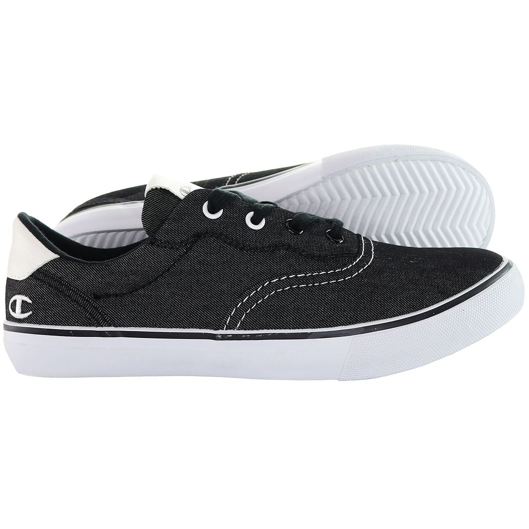 Champion Boston Kids Black Plimsolls