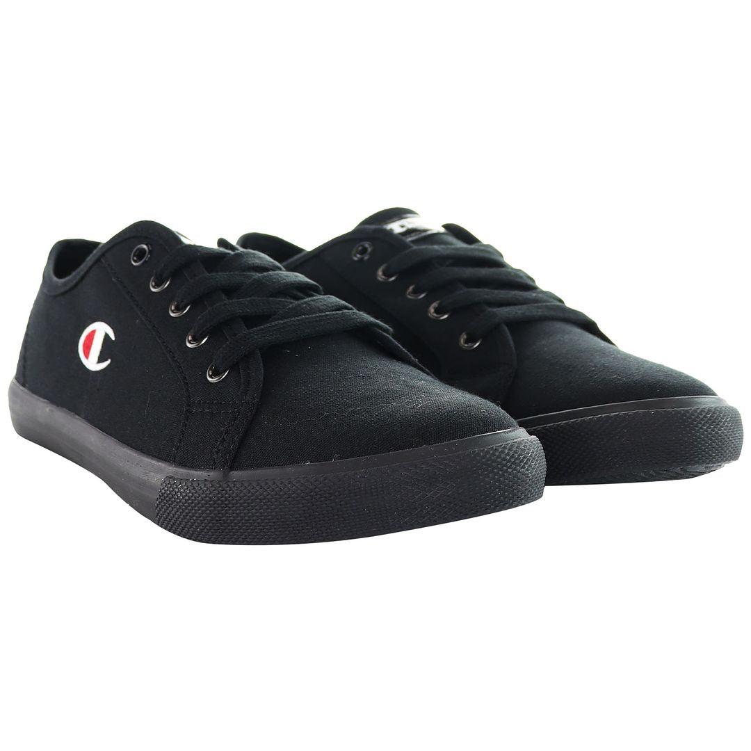 Champion Huntington Kids Black Plimsolls