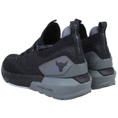 Under Armour Project Rock 3 Mens Black Running Shoes