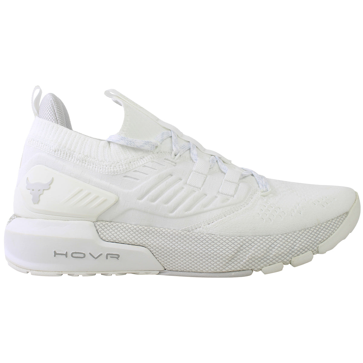 Under Armour Project Rock 3 Mens White Running Shoes