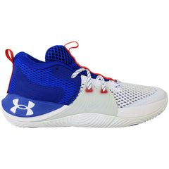 Under Armour Embiid 1 Mens White/Blue Trainers