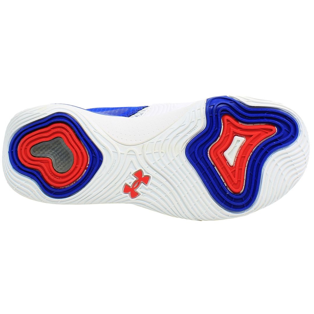 Under Armour Embiid 1 Mens White/Blue Trainers