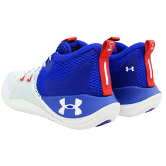 Under Armour Embiid 1 Mens White/Blue Trainers