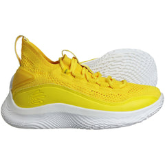 Under Armour Curry Flow 8 GS Kids Yellow Trainers