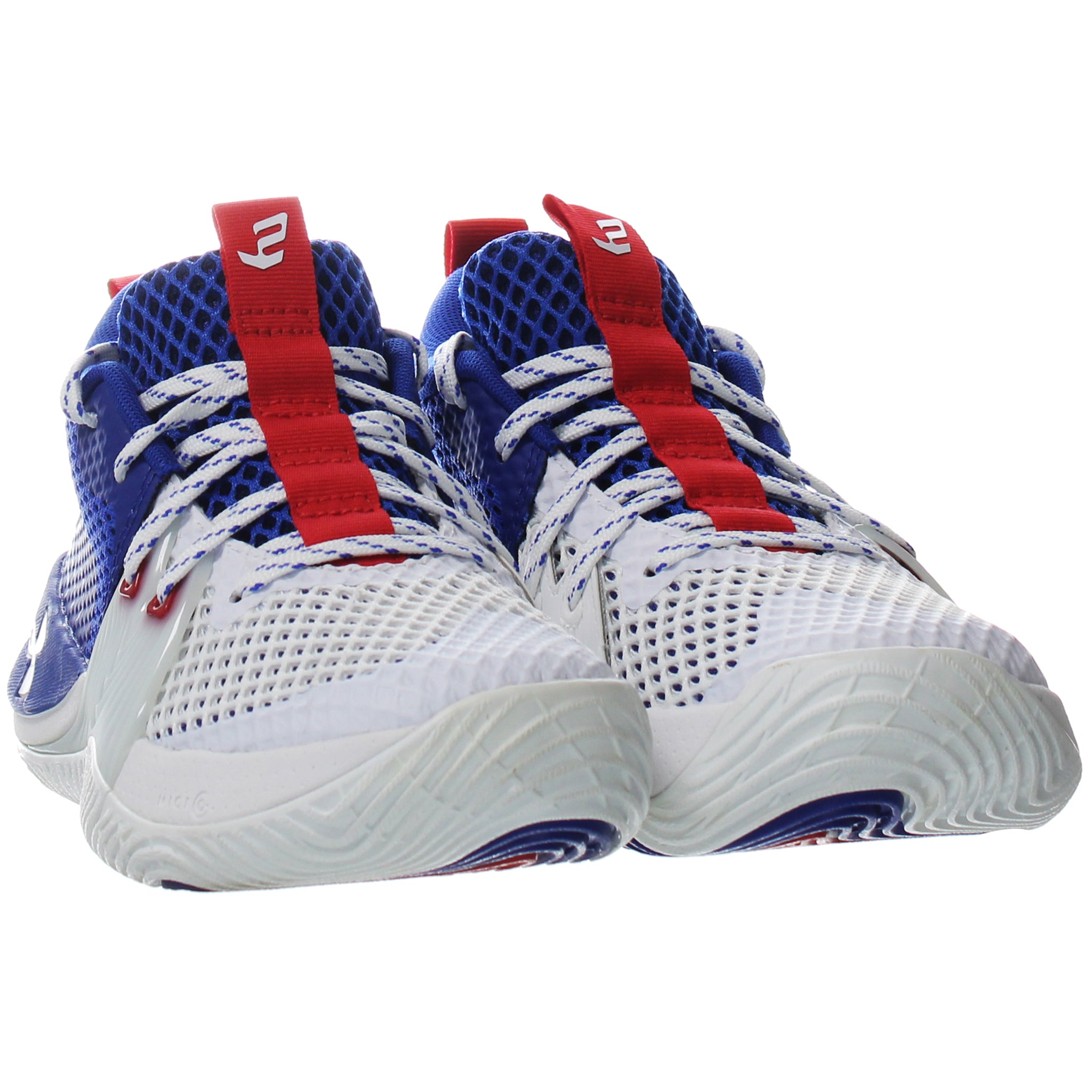 Under Armour GS Embiid 1 Kids White/Blue Basketball Trainers