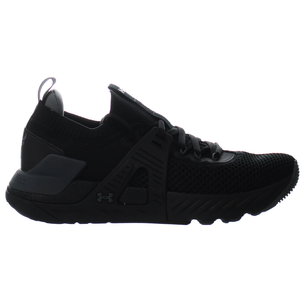 Under Armour Project Rock 4 Black Womens Trainers