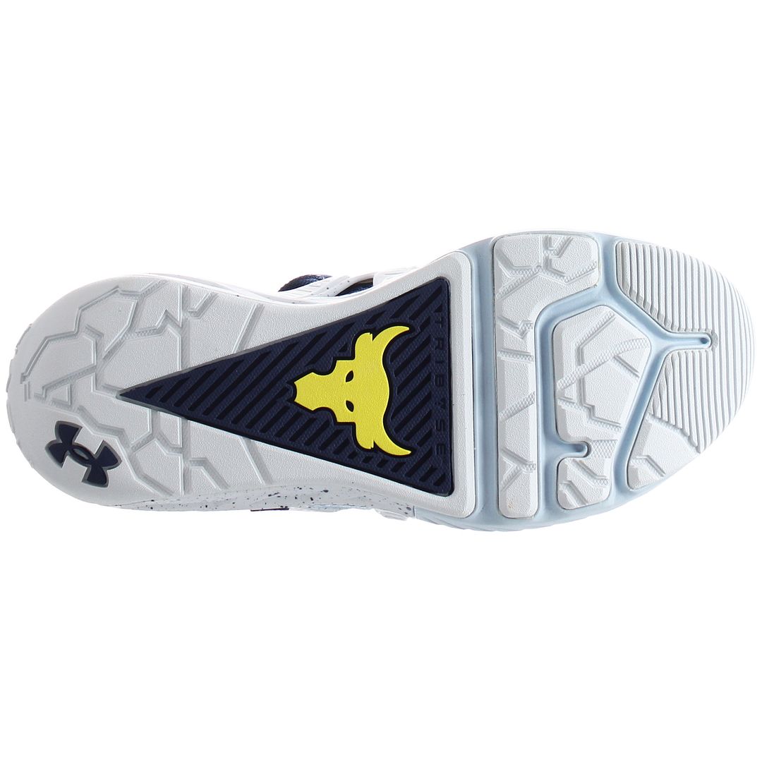 Under Armour UA Project Rock 4 Kids Blue Trainers