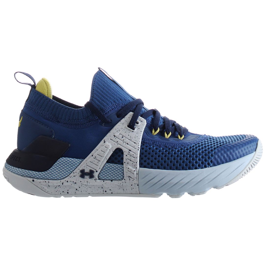 Under Armour UA Project Rock 4 Kids Blue Trainers