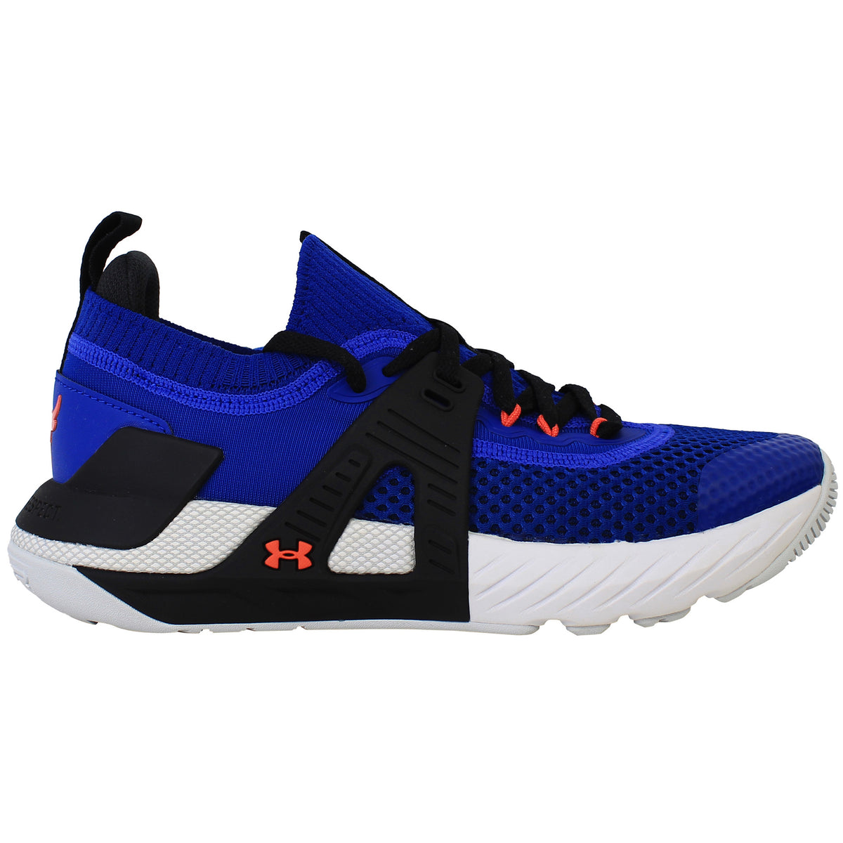 Under Armour x Project Rock 4 Kids Blue Running Shoes