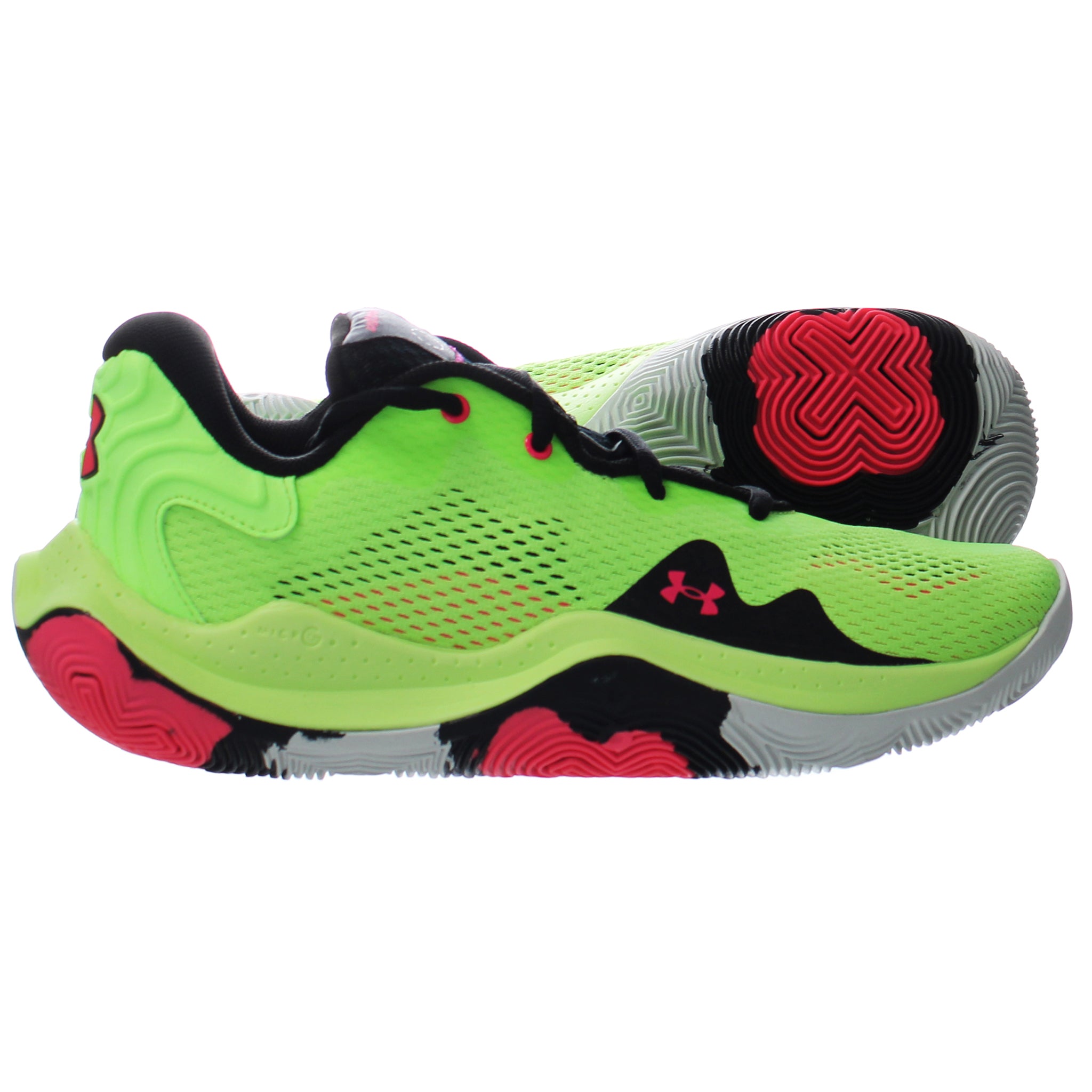 Under Armour Spawn 4 Green Mens Trainers