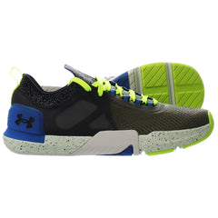 Under Armour TriBase Reign 4 Pro Green Mens Running Trainers