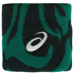Asics Graphic Black/Green Wristband