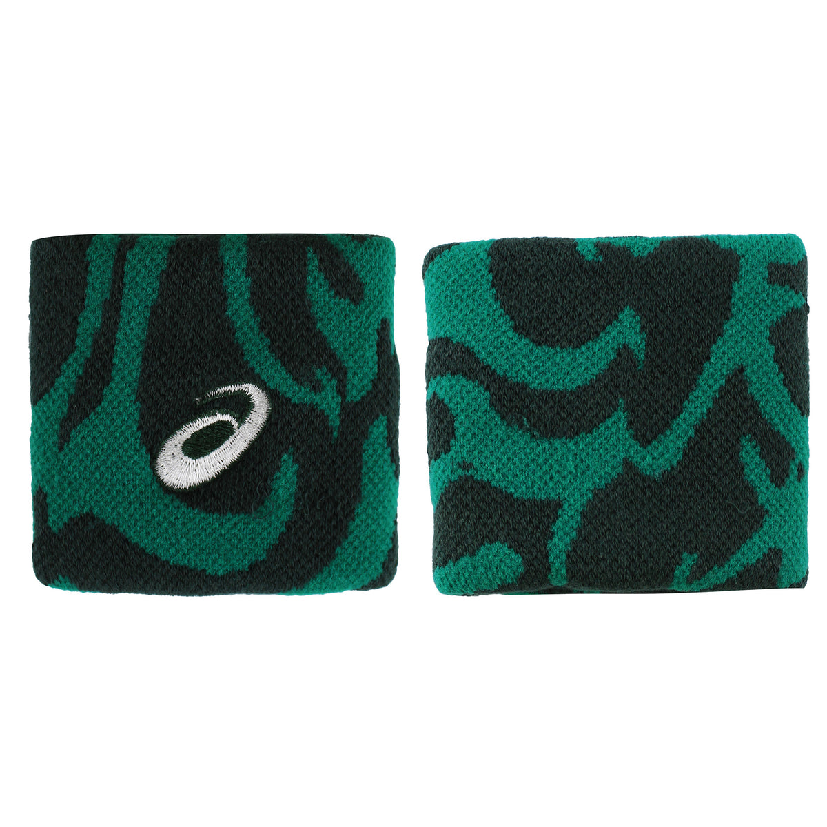 Asics Graphic Black/Green Wristband