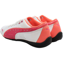 Puma Drift Cat 6 Kids White/Pink Trainers