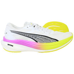 Puma Deviate Nitro 3 Mens White Running Shoes