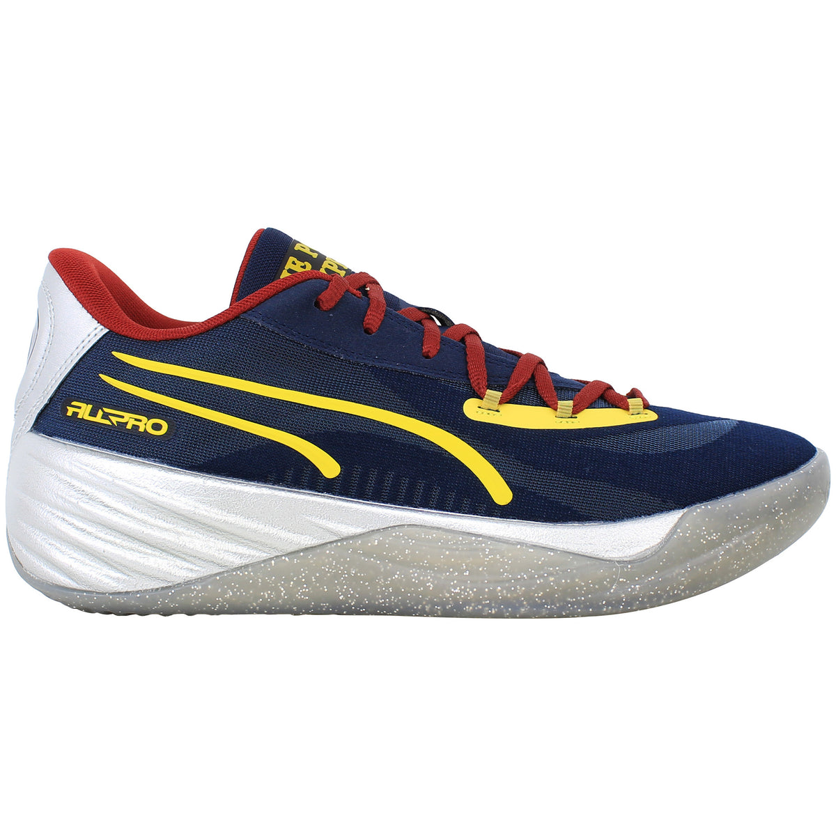Puma All-Pro Nitro Polar Express Mens Navy Basketball Shoes