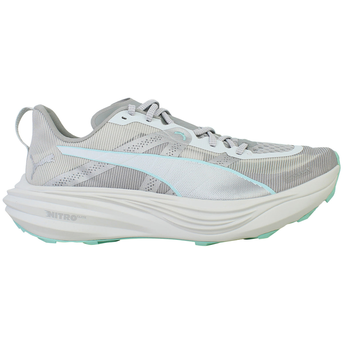 Puma Deviate Nitro Elite Trail Womens Grey Running Shoes