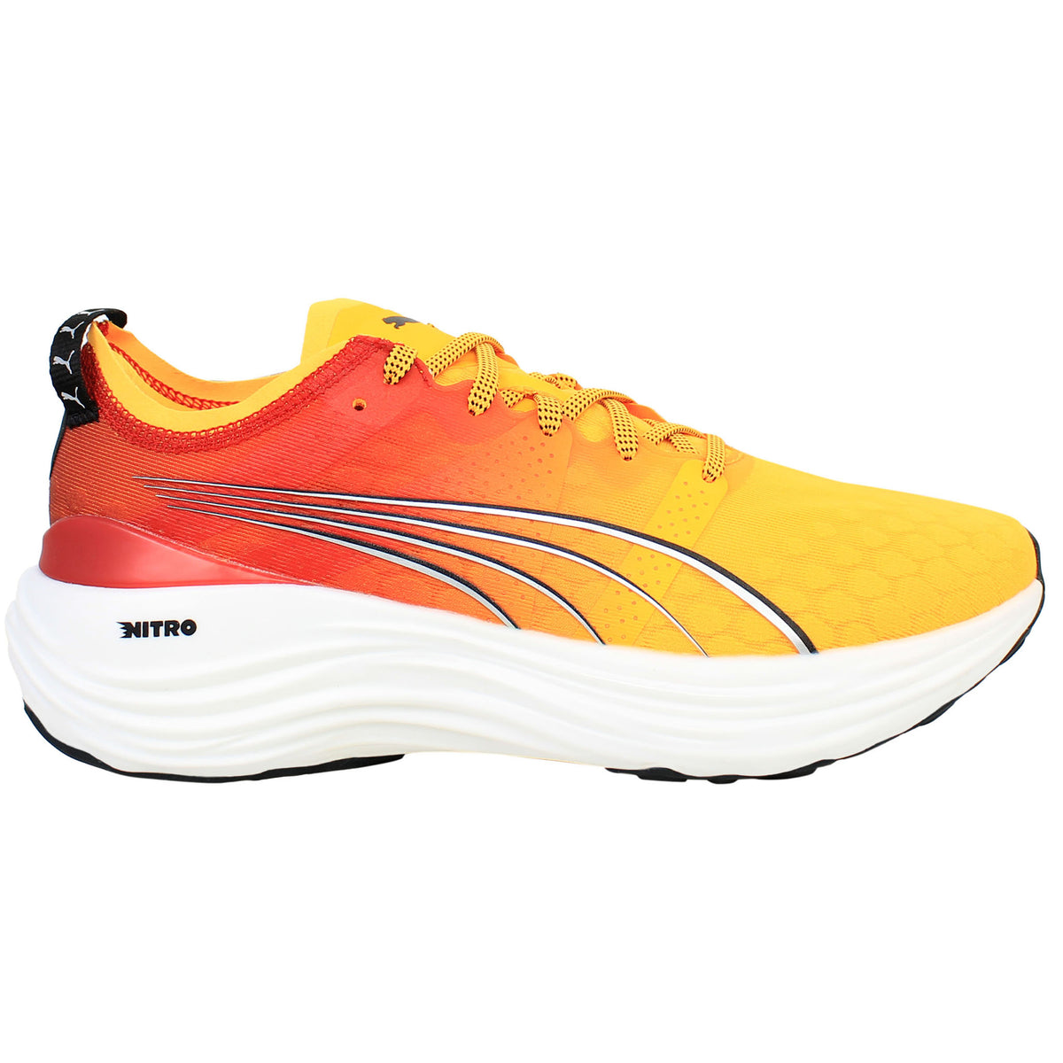 Puma ForeverRun Nitro Womens Yellow Running Shoes