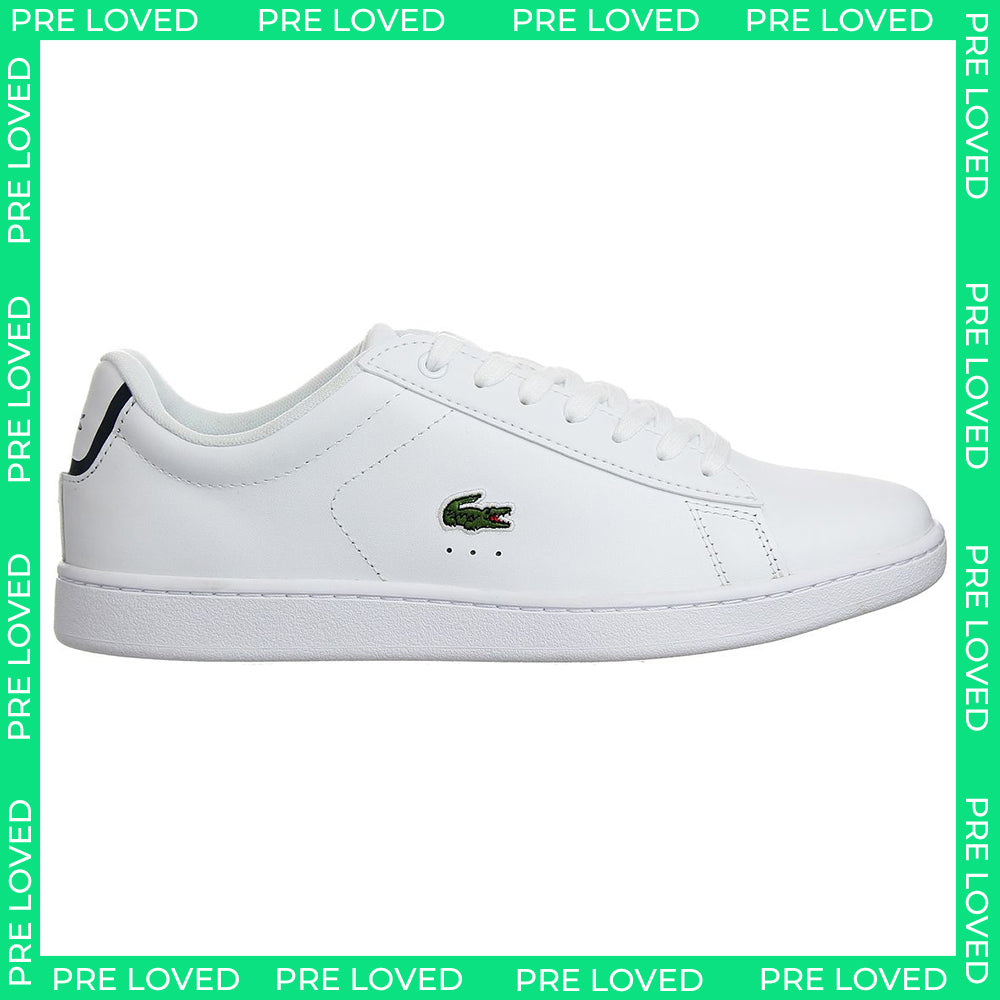 Lacoste Carnaby Evo BL 1 SPW Womens White Trainers NO BOX