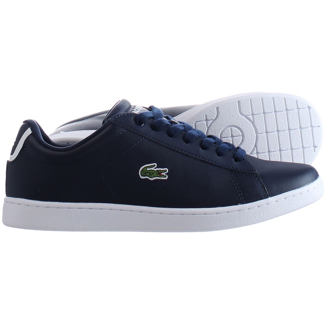 Lacoste Carnaby Evo BL 1 SPW Womens Navy Blue Trainers Sport It First