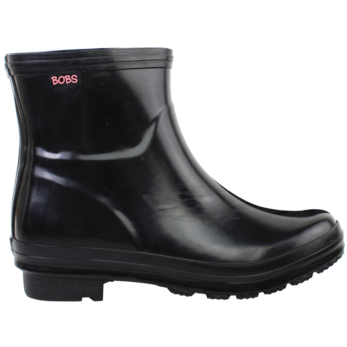 Skechers Neon Puddles Womens Black Wellington Boots