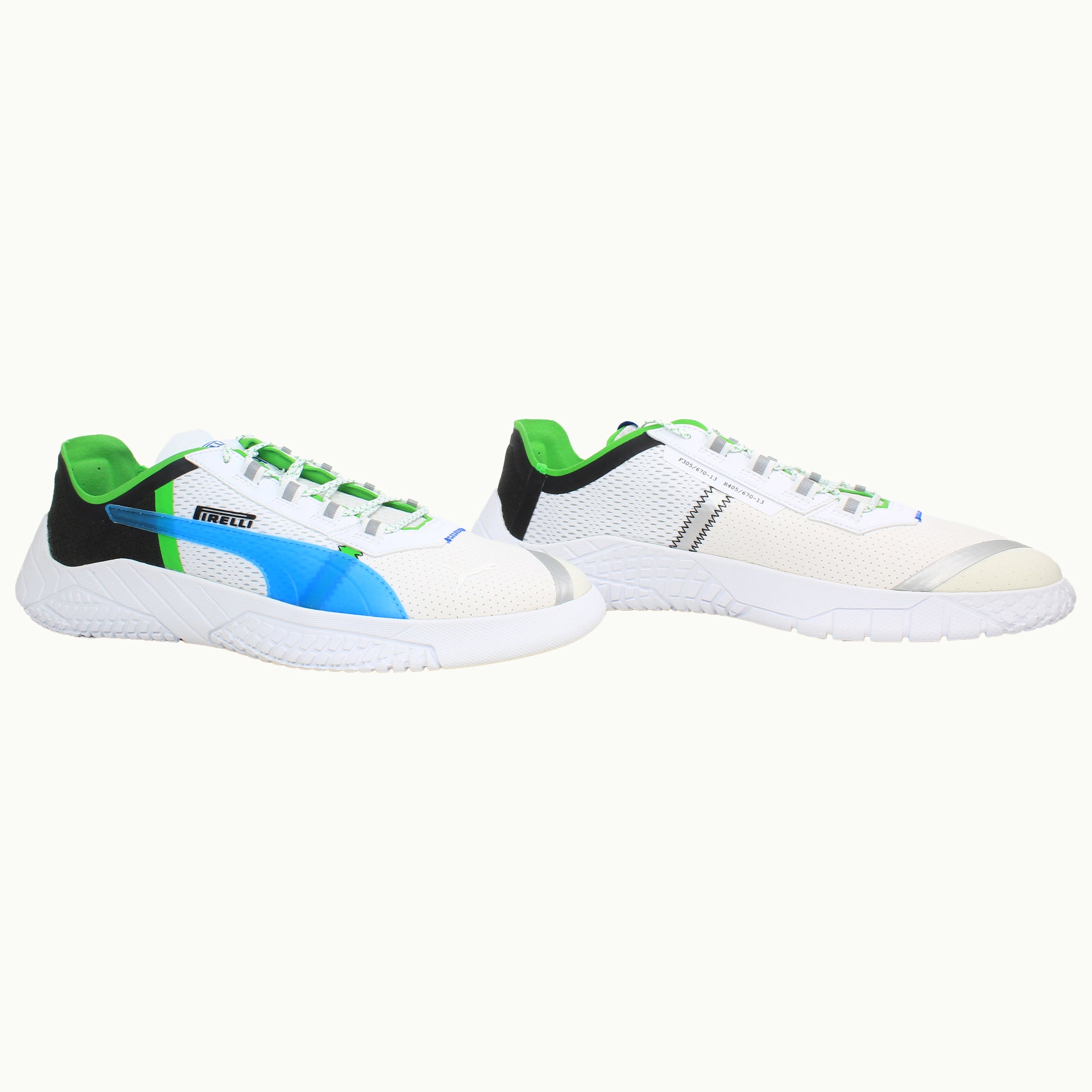 Puma Replicat x Pirelli Mens White Trainers NO BOX