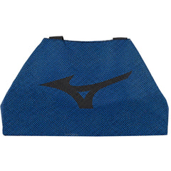 Mizuno Logo Black/Blue Mesh Holdall Bag