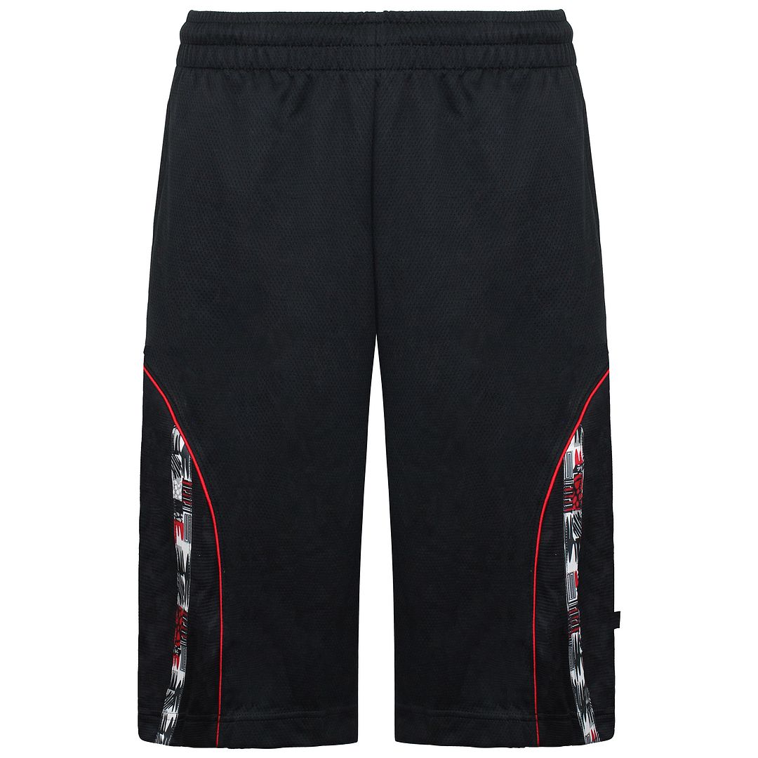 Nike Air Jordan Mens Black/Red Basketball Shorts