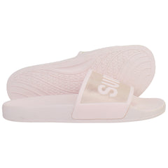 Superga Clear Indentity Womens Pink Sliders