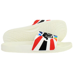 Superga Logo Womens White Sliders