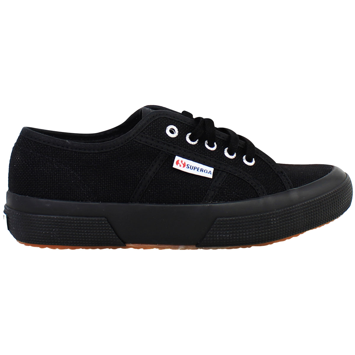 Superga Jcot Classic Kids Black Plimsolls