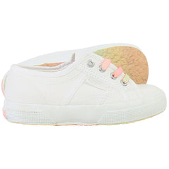 Superga 2750 Shaded Kids White Plimsolls