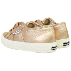 Superga Metallic Kids Pink Plimsolls
